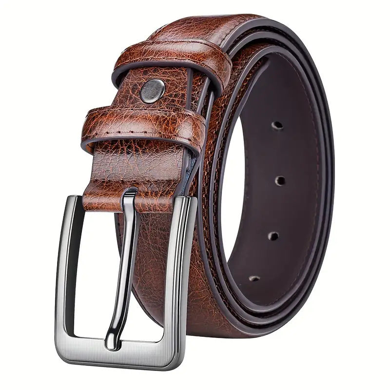 Men's Retro Pin Buckle Belt Simple All-match