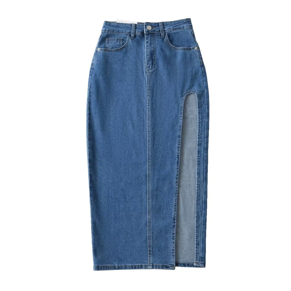 Fashion Personality Street Denim Skirt Women